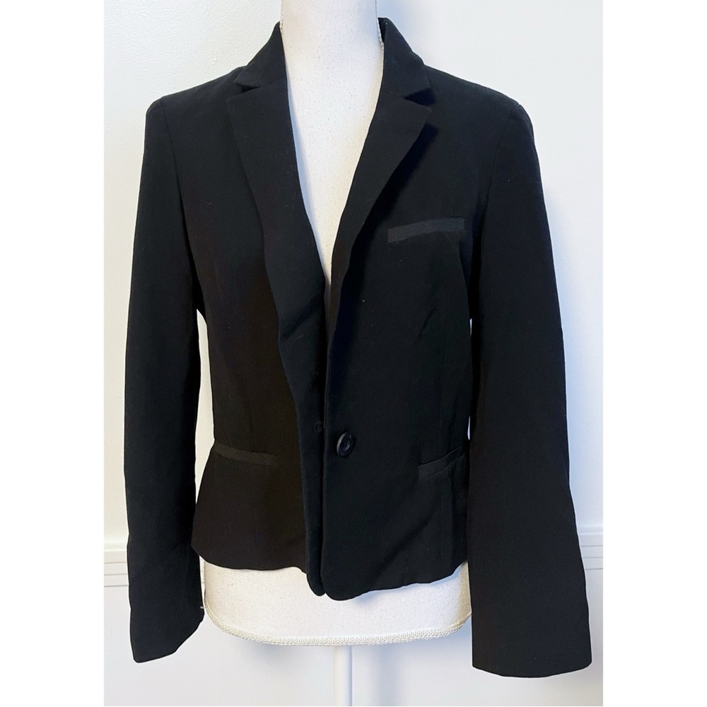 Rachel Rachel Roy • Classic Black Blazer with Single Button